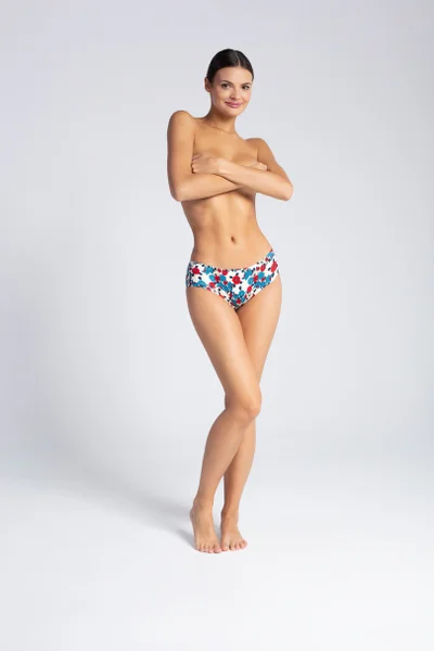 Dámské kalhotky - BIKINI COTTON COMFORT PRINT 7340W8 GATTA BODYWEAR