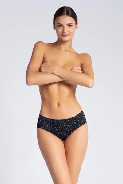 Dámské kalhotky - BIKINI COTTON COMFORT PRINT NWUK GATTA BODYWEAR