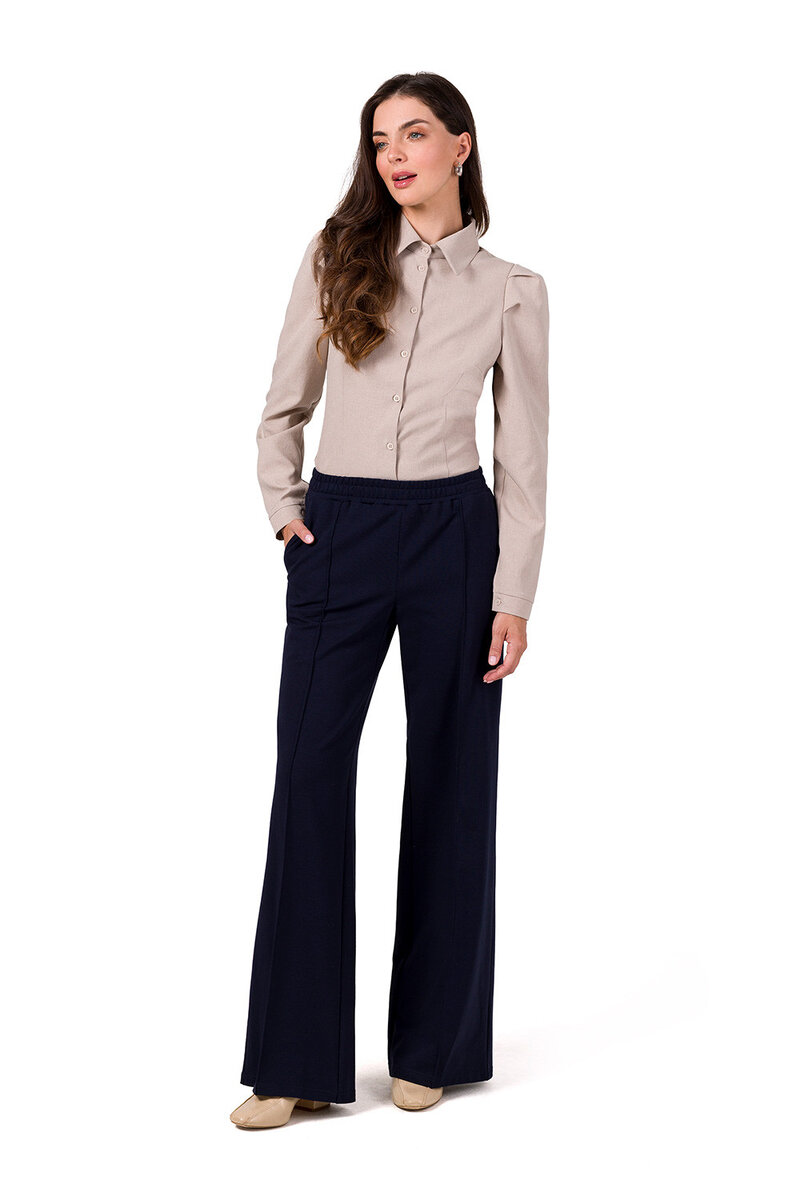 Komfortní bavlněné dámské kalhoty, Xl i240_185785_2:XL