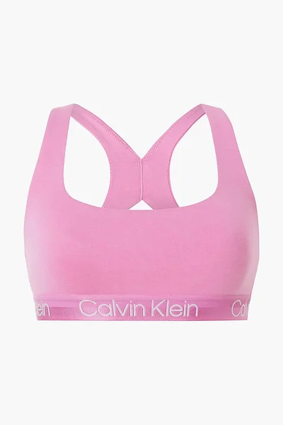 Podprsenka pro ženy sportovní braletka - X8Q7B9 - TO3 - Hollywood růžová - Calvin Klein