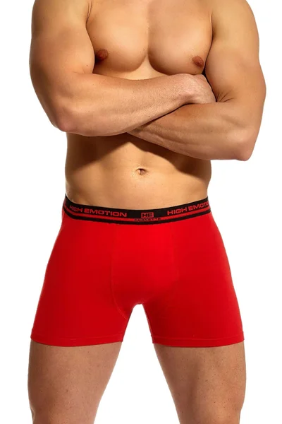 Červené boxerky pro muže High Emotion od Cornette