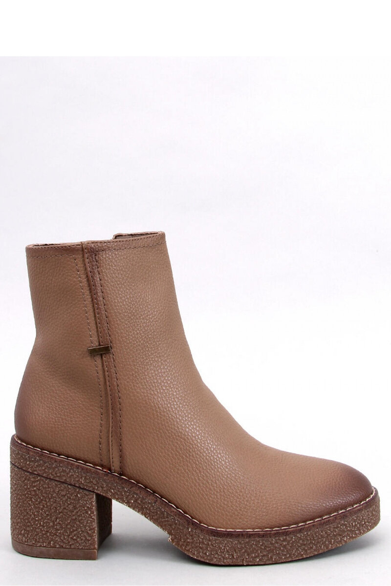 Kožené dámské boty na 7 cm podpatku - Elegantní kousek od Inello, 39 i240_187385_2:39