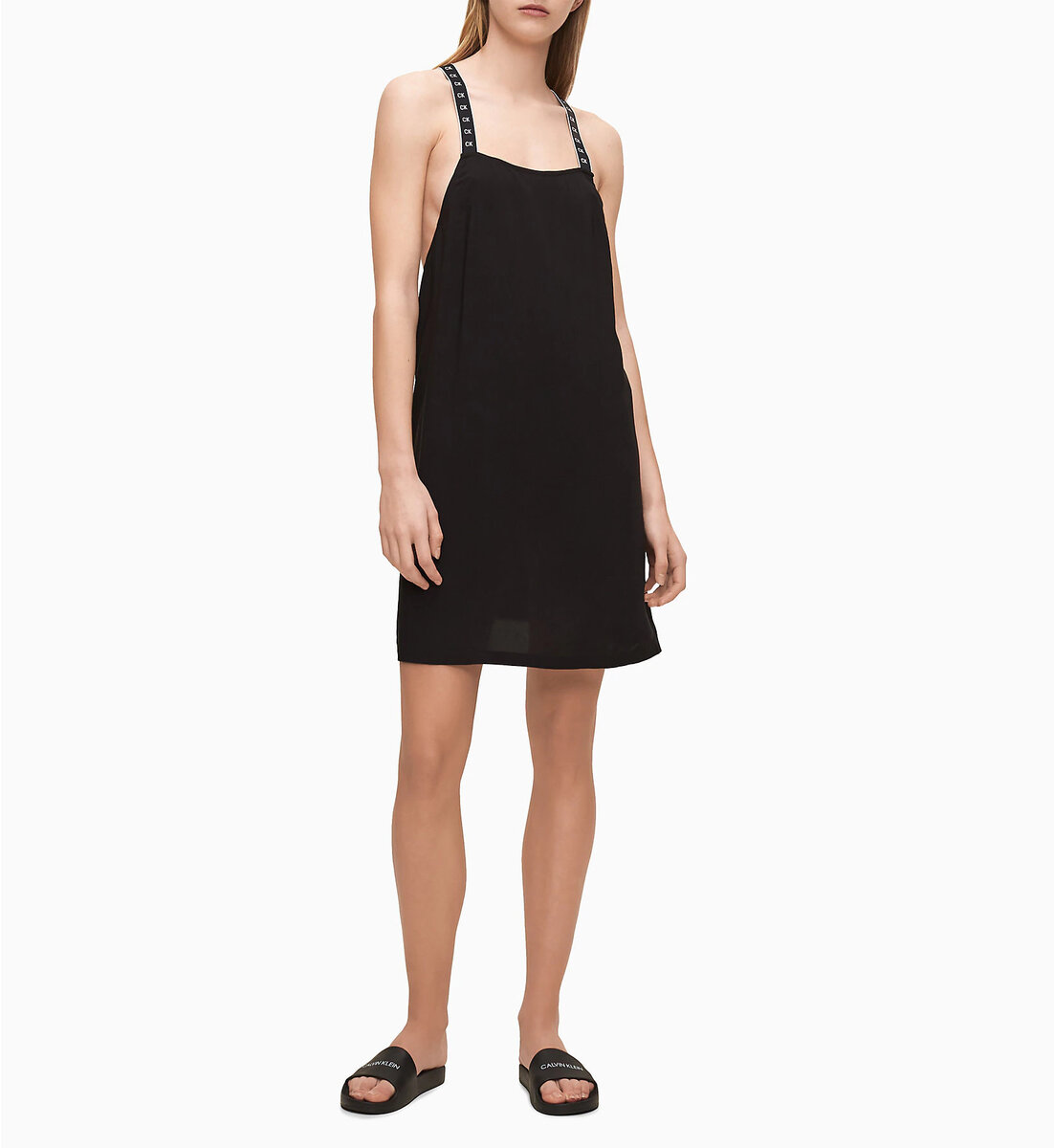 Dámské plážové šaty 2KDJ černá - Calvin Klein, černá S i10_P42392_1:3_2:92_