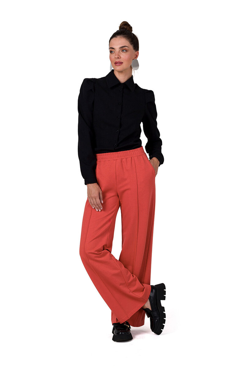Komfortní bavlněné dámské kalhoty, Xl i240_185787_2:XL