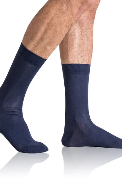 Pánské ponožky z bio bavlny GREEN ECOSMART MEN SOCKS - Bellinda - modrá