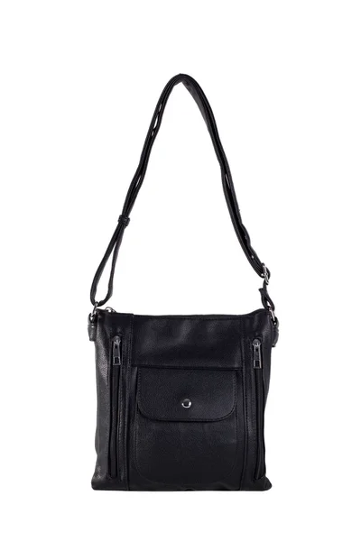 Černá dámská kabelka s mnoha kapsami a nastavitelným popruhem - City Chic