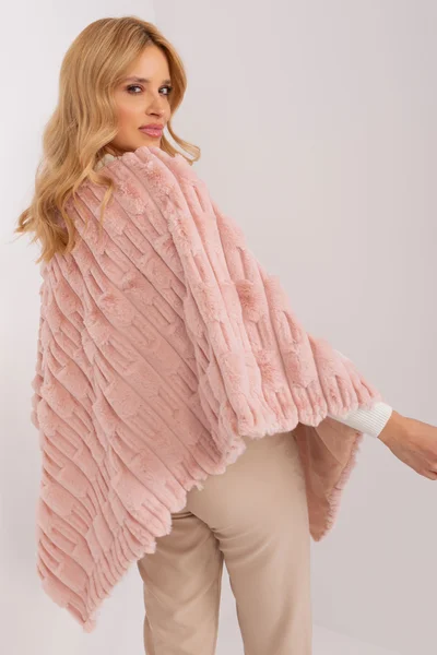 Světle růžové poncho FPrice - elegantní a pohodlné