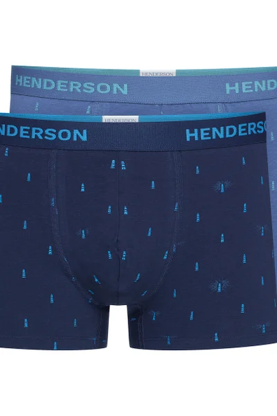 Boxerky Henderson JOY Denim-Granat - set 2 ks