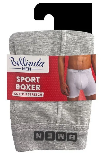 Pánské boxerky SPORT BOXER Šedá - BELLINDA