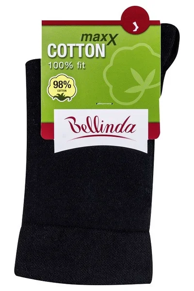 Dámské bavlněné ponožky COTTON MAXX LADIES SOCKS - BELLINDA - černá