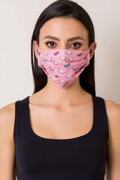 Melounová ochranná maska růžová FPrice