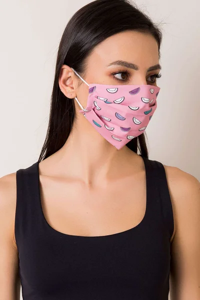 Melounová ochranná maska růžová FPrice