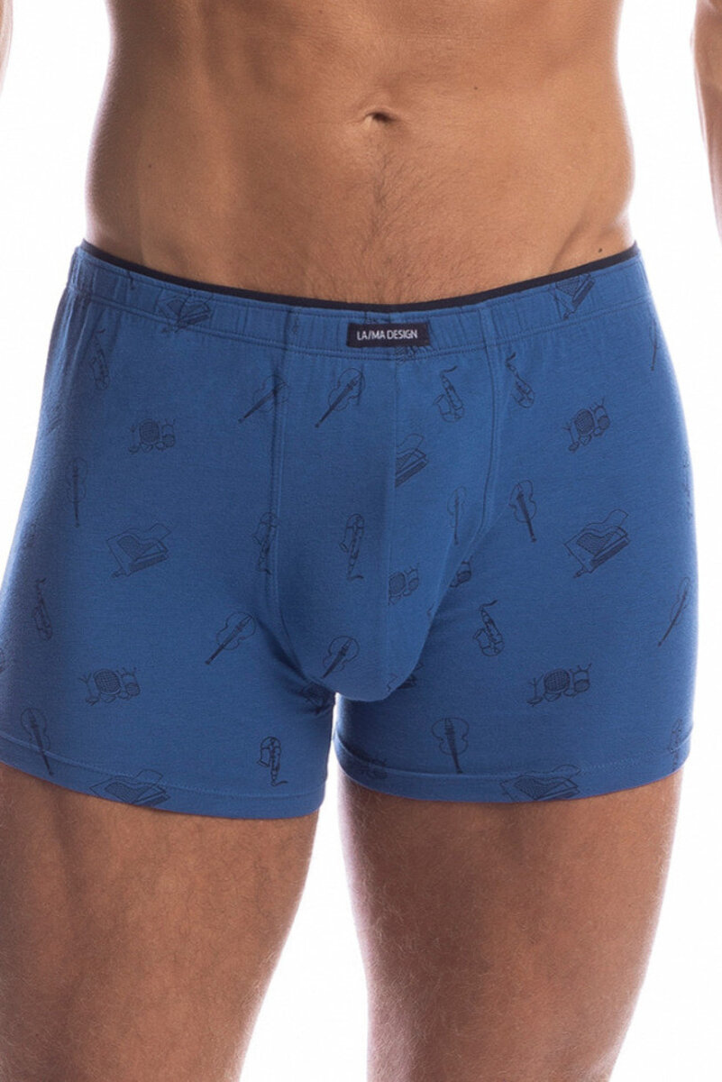 Komfortní boxerky pro muže Lama Cotton Flex, tmavě modrá XL i170_M-1033SZP_XL