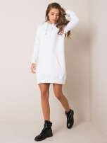 RUE PARIS Bílé šaty s kapucí FPrice, XL i523_2016102711445