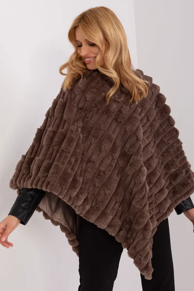 FPrice Stylové Hnědé Poncho