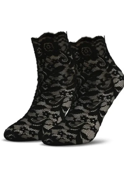 Dámské krajkové ponožky Noir Lace od Gatty
