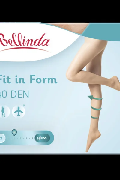 Dámské punčochové kalhoty pro unavené nohy FIT IN FORM 878 DEN - BELLINDA - almond