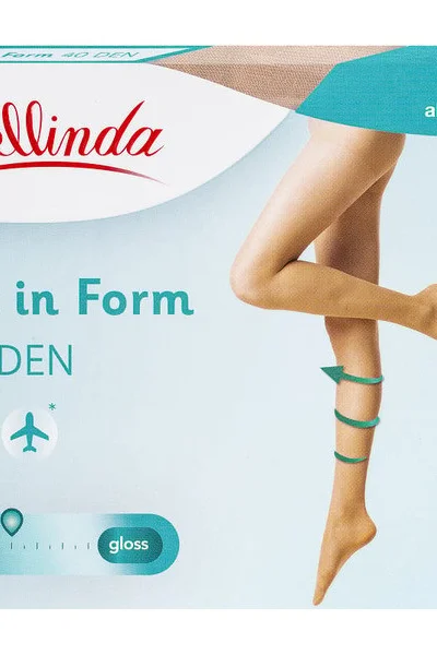Dámské punčochové kalhoty pro unavené nohy FIT IN FORM 878 DEN - BELLINDA - almond