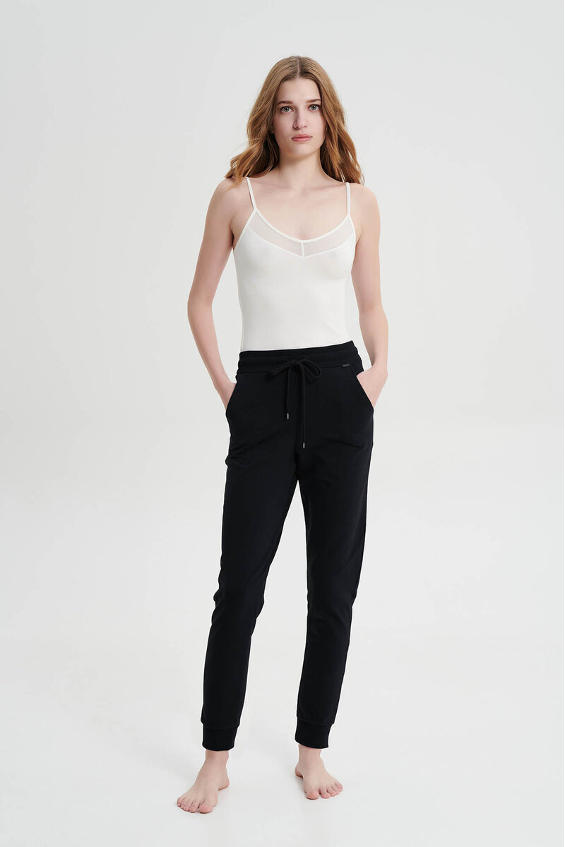 Vysokopasové dámské kalhoty Vamp FlexiComfort, black XL i512_19305_100_5