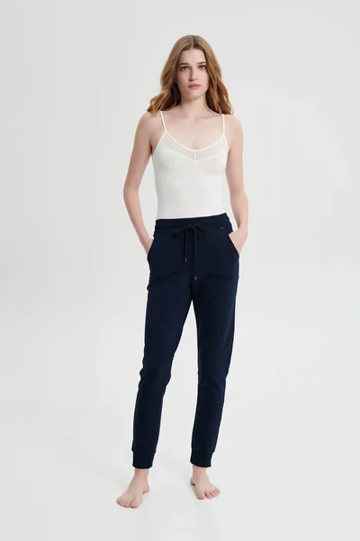 Vysokopasové dámské kalhoty Vamp FlexiComfort