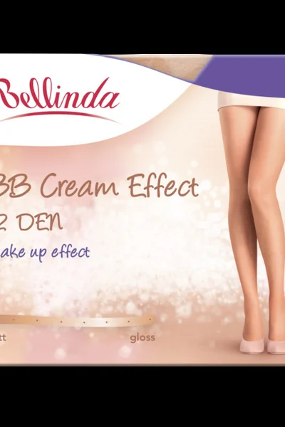 Dámské BB cream punčochy s make up efektem BB CREAM 9W715 DEN - BELLINDA - almond