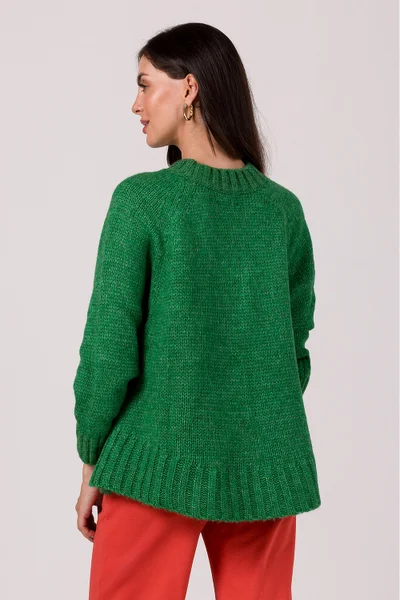 Chlupatý dámský svetr BE Knit