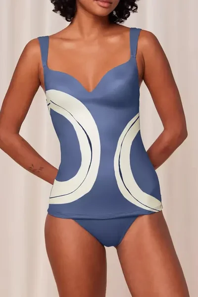 Dámský horní díl tankin Summer Allure WP Tankini - BLUE - modré 0032 - TRIUMPH