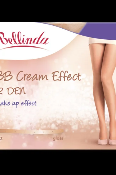 Dámské BB cream punčochy s make up efektem BB CREAM 24Q852 DEN - BELLINDA - amber