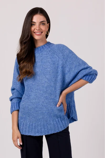 Teplý volný svetr BE Knit