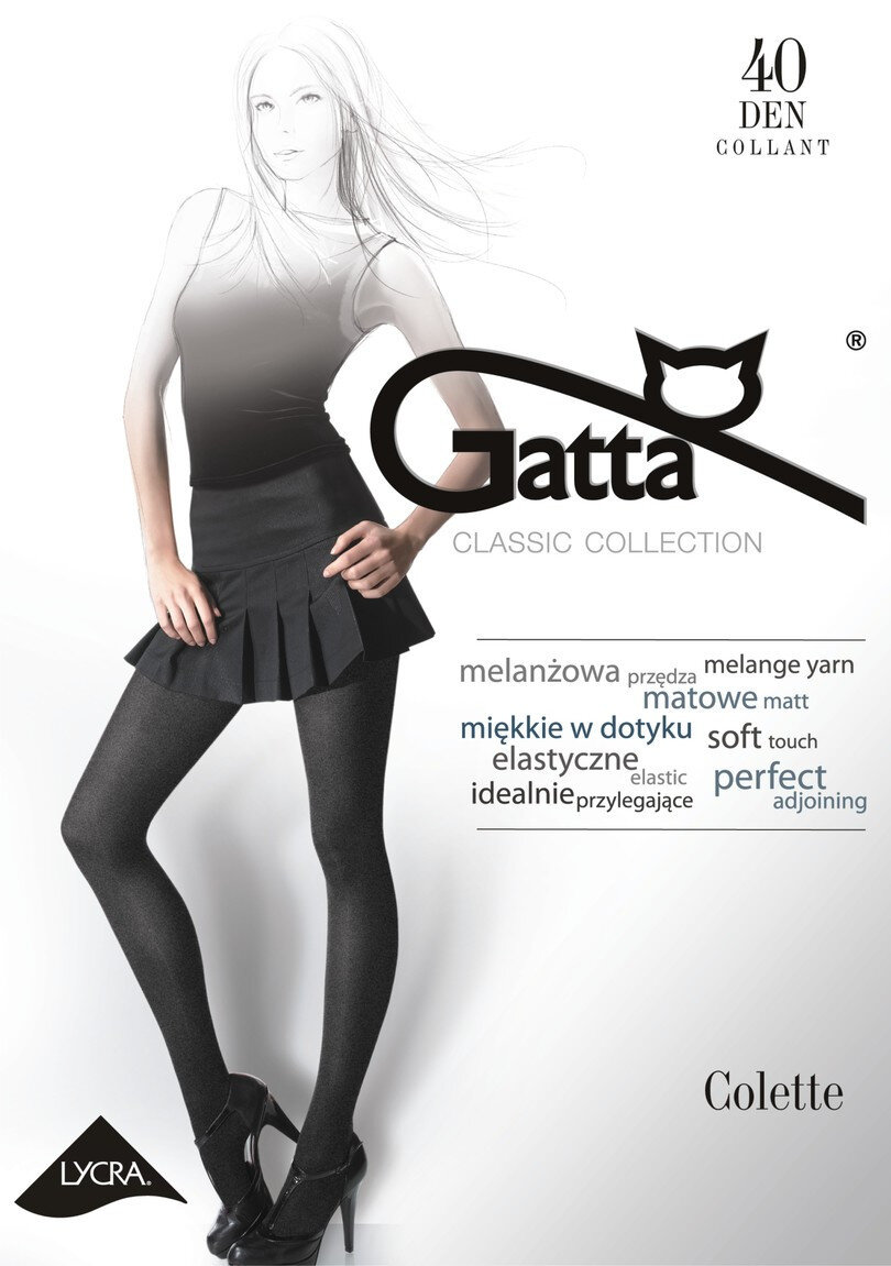COLETTE 1 - Dámské punčochové kalhoty - Gatta, MELANGE 2 GRAFIT 2-S i170_0002380002985