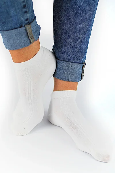 Komfortní bambusové dámské ponožky - Bílá elegance