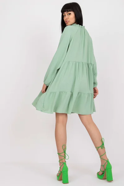 Zelené pistáciové dámské šaty FPrice