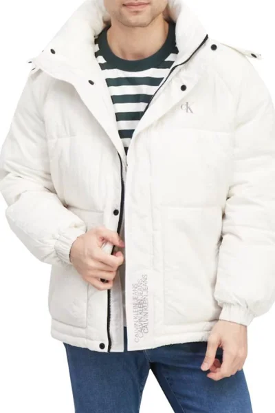 Zimní bunda pro muže Calvin Klein Jeans s péřovou výplní