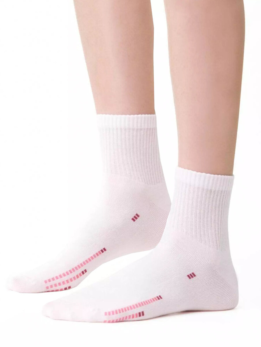 Dámské ponožky Steven DU97 Sport, ecru 35-37 i384_48896843
