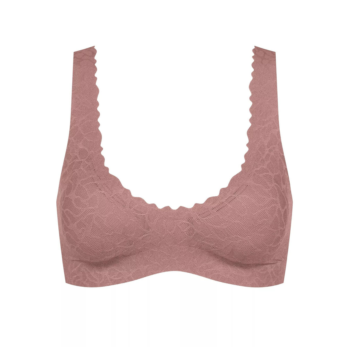 Dámská podprsenka Zero Feel Lace 2.0 Bralette SLOGGI, BROWN XS i343_10211241-1141-XS