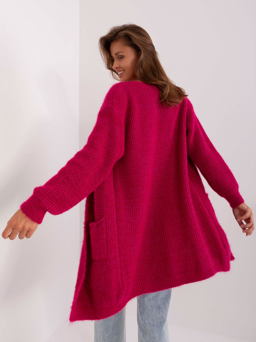 Růžový oversize dámský svetr FPrice, jedna velikost i523_2016103441853