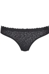 Bezševé krajkové brazilky Zero Feel Lace BLACK Sloggi