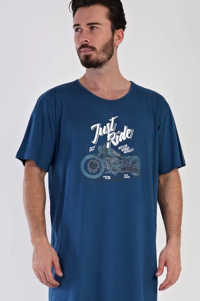 Motorkářská pánská noční košile Samuel Ride & Relax