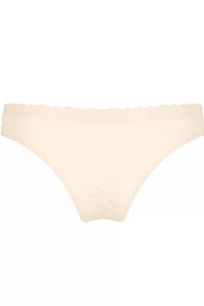 Dámské bílé kalhotky Zero Feel Lace 2.0 Brazil Panty SLOGGI