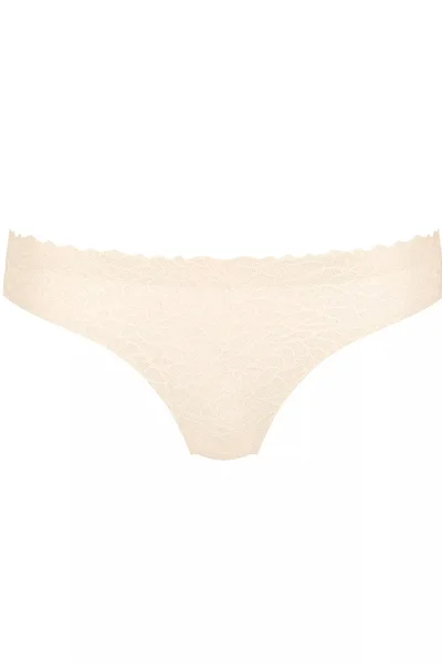 Dámské bílé kalhotky Zero Feel Lace 2.0 Brazil Panty SLOGGI