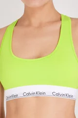 Sportovní podprsenka 1XK4D - ZIR - Neon žlutá - Calvin Klein