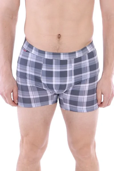 Káro pohodlné boxerky Long Fit pro muže