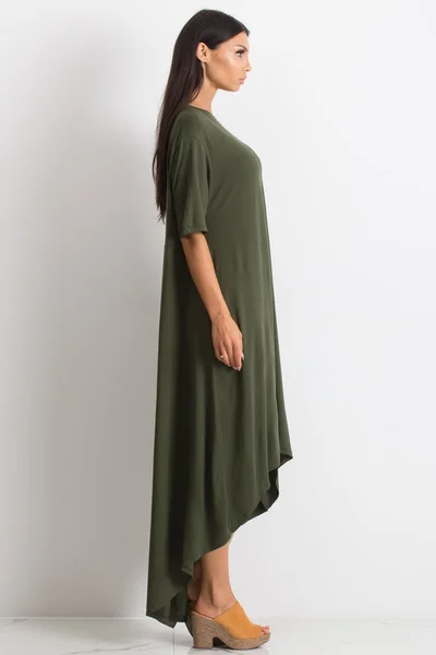 Dámské khaki oversize šaty FPrice