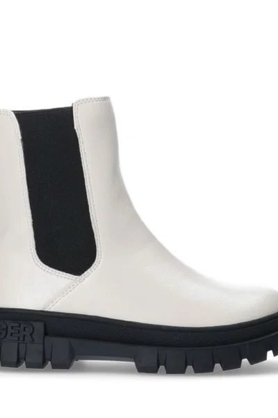 Černá a ecru kotníkové boty pro dámy - model Ivory od Tommy Hilfiger