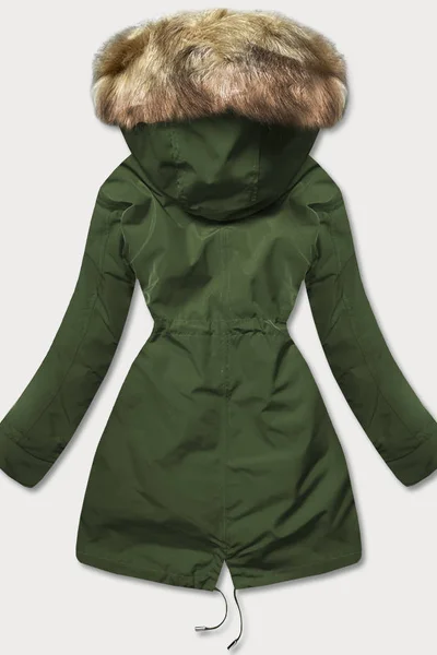 Zimní bunda s kožešinovou podšívkou pro ženy MHM