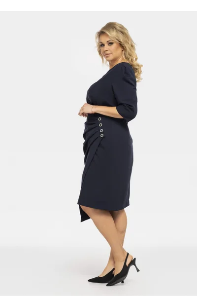 Šaty Alena - Elegantní Obálkové Plus Size