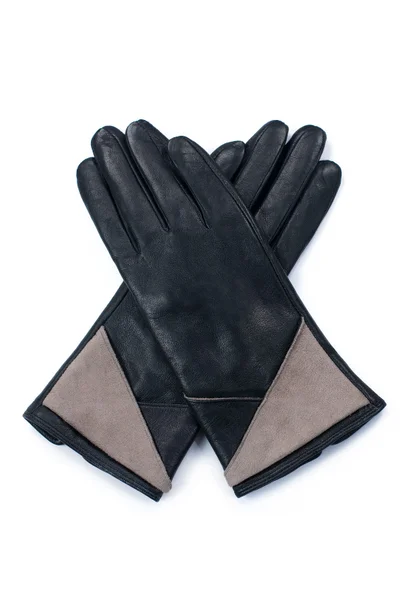 Černé elegantní dámské kůžené rukavice Art of Polo