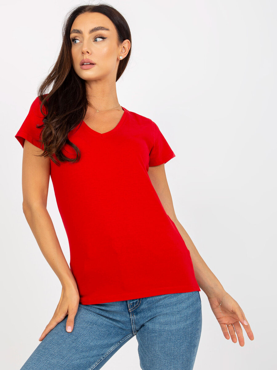 Dámské tričko B 679 červená FPrice, XL i523_2016103254576