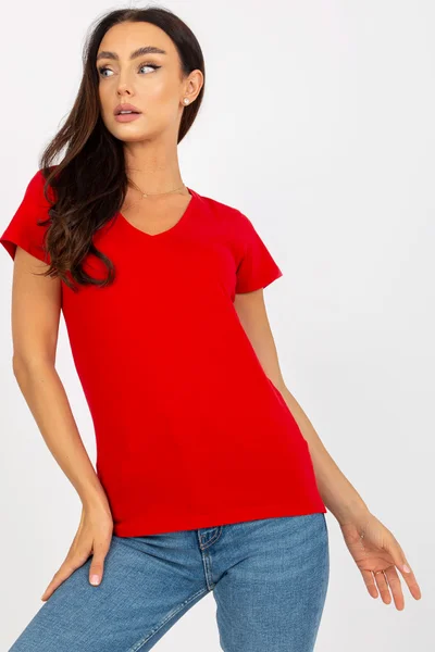 Dámské tričko B 679 červená FPrice