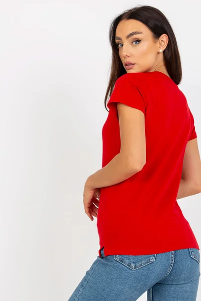Dámské tričko B 679 červená FPrice